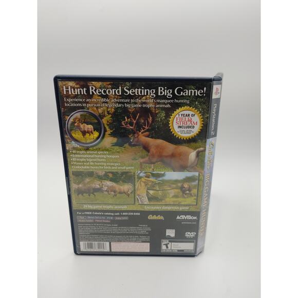 Cabela's Big Game Hunter PS2 Playstation 2 - Picture 3 of 3